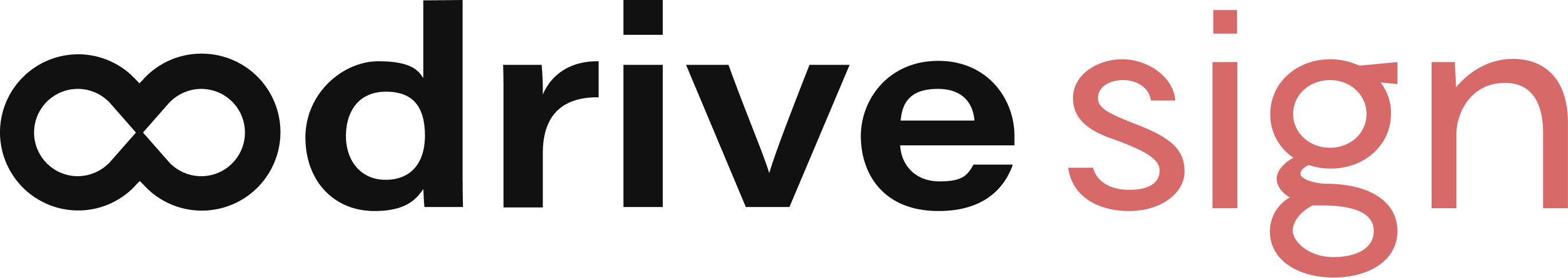 logo oodrive sign noir et rose sur fond transparent