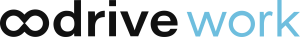 logo de la solution oodrive work en noir, bleu clair et blanc sur fond transparent