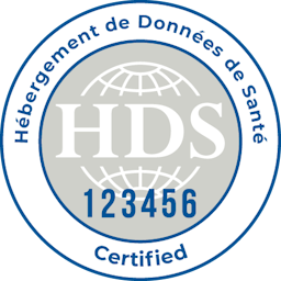 logo-hds logo herbergement de donnees de sante hds 123456 certified